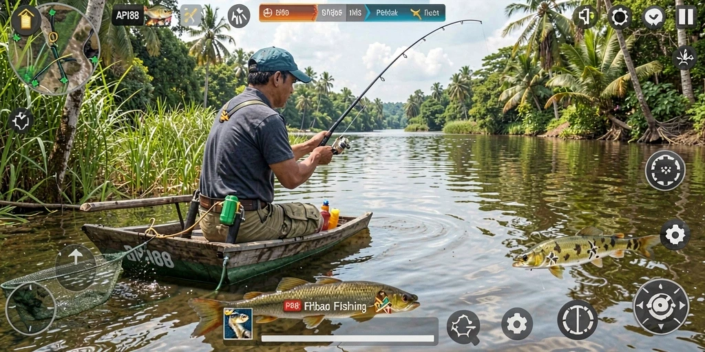 Tangkapan ikan yang mengesankan dalam gameplay API88.