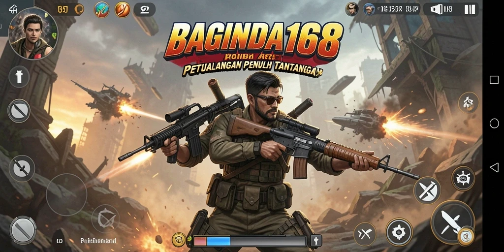 Tampilan gameplay seru dalam BAGINDA168 yang penuh aksi.