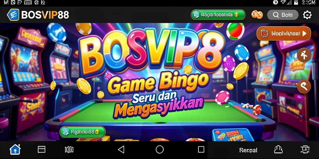 Tampilan gameplay seru dalam permainan Bingo BOSVIP88.