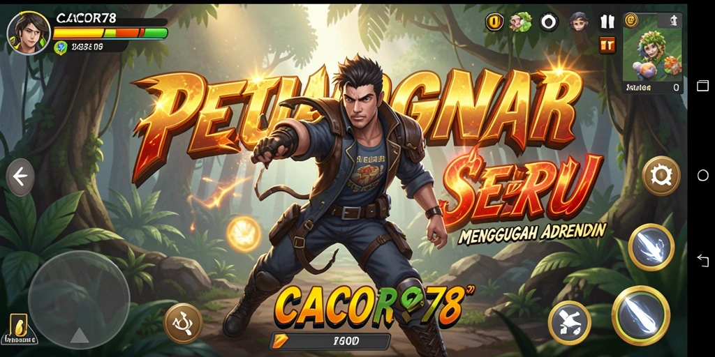Tampilan luar biasa dari gameplay petualangan CACOR78.