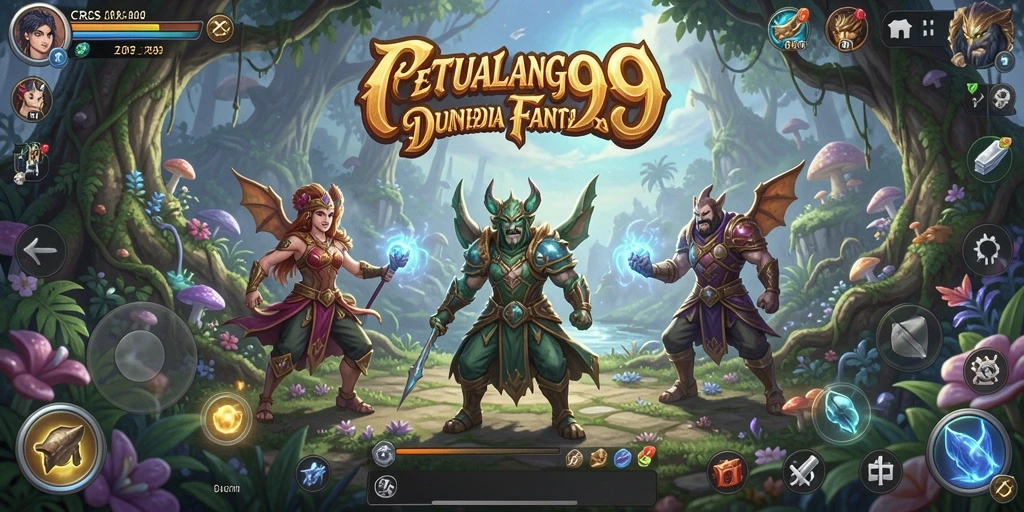 Tampilan gameplay seru di dunia petualangan penuh tantangan.