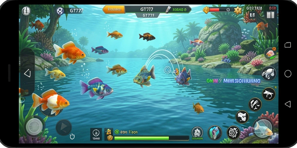 Tangkapan ikan dari gameplay GT777 yang menarik dan menantang.