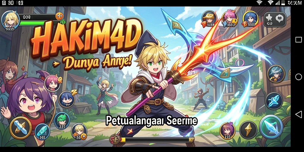 Tangkapan layar menunjukkan aksi menarik dalam HAKIM4D.