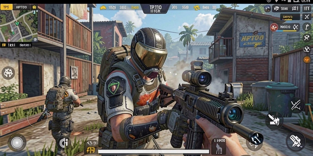 Tampilan gameplay HPTOTO yang memukau dengan aksi seru.