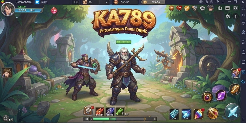 Gameplay KA789 dengan karakter dan monster fantastis yang memukau.