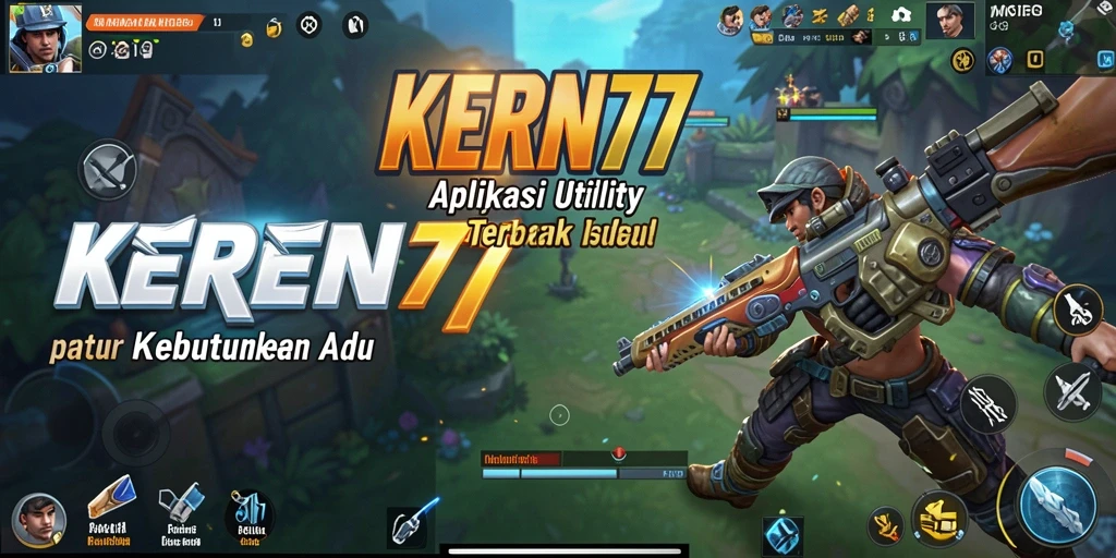 Tampilan antarmuka KEREN77 yang memudahkan penggunaan fitur Utility.