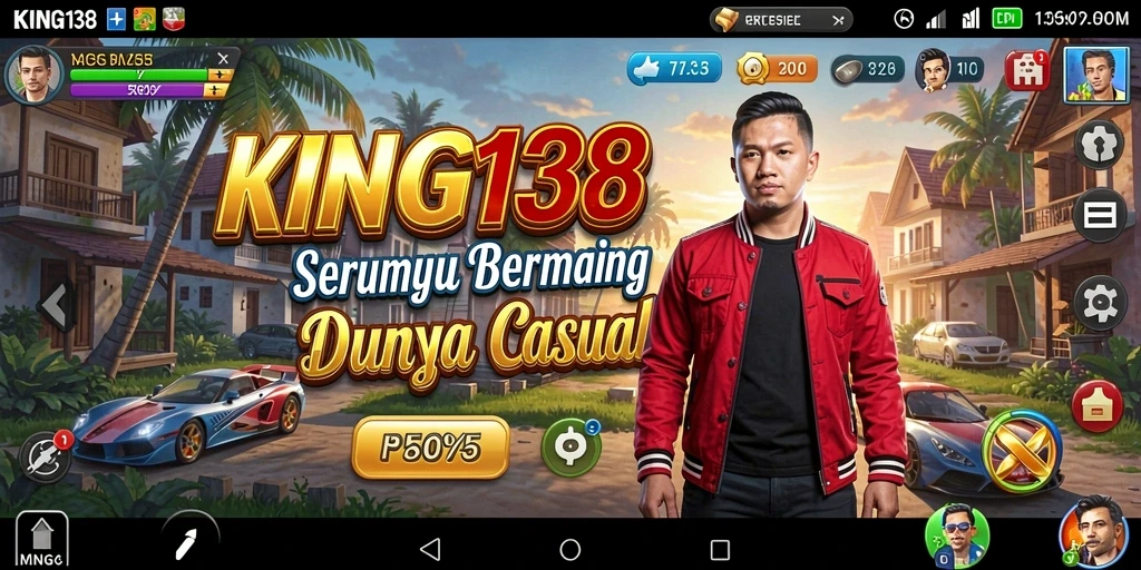 Screenshot gameplay KING138 yang menampilkan tantangan seru dalam permainan Casual.
