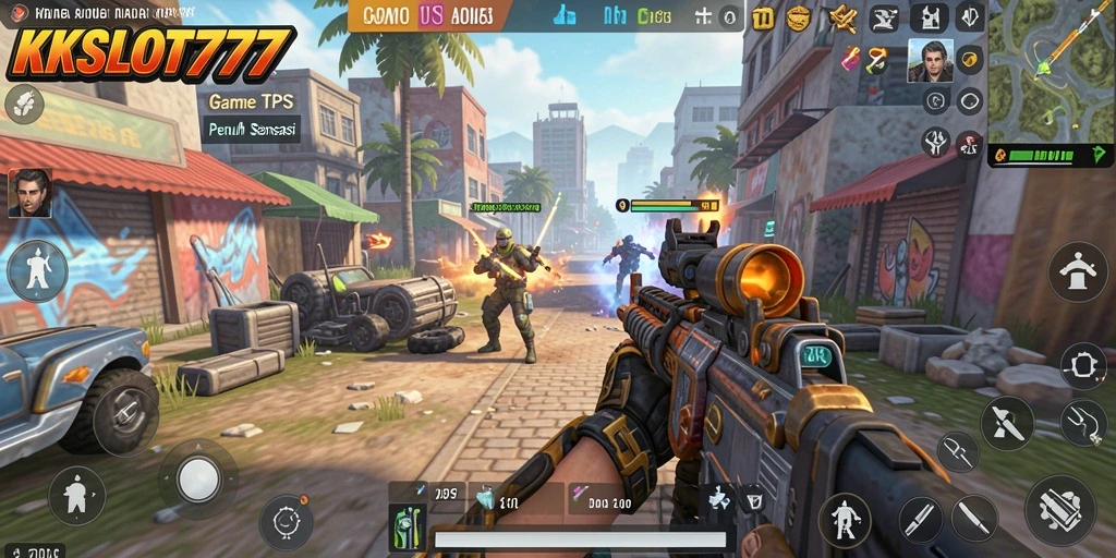 Tangkapan layar KKSLOT777 menampilkan aksi mendebarkan dalam TPS.