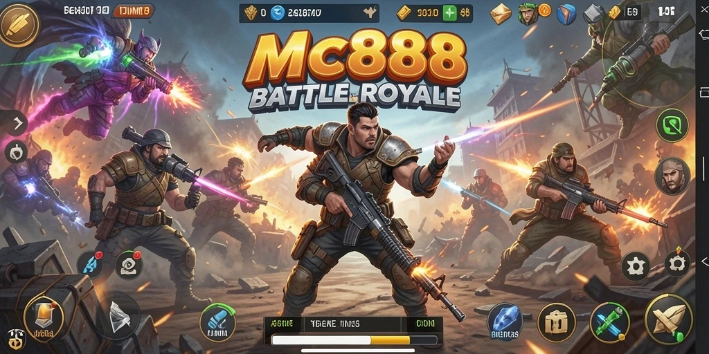 Gameplay mendebarkan di MC888 dengan pertempuran seru.