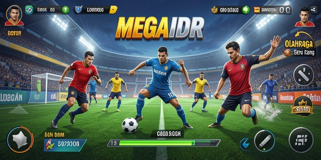 Tampilan gameplay seru dan menantang dari MEGAIDR.