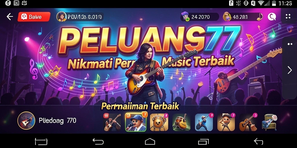 Screenshot permainan PELUANG77 yang menunjukkan antarmuka gameplay yang interaktif.