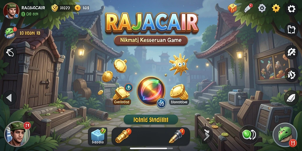 Tampilan gameplay <strong>RAJACAIR</strong> yang menarik dan penuh warna.