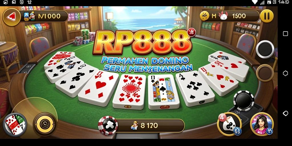 Tampilan gameplay seru dan grafis menarik di RP888.