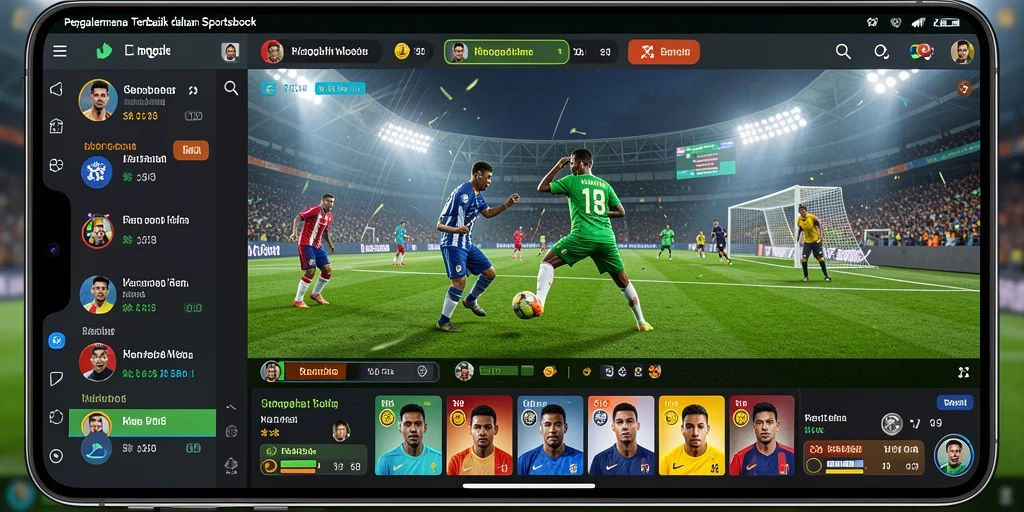 Screenshot S13 menampilkan fitur taruhan olahraga yang menarik.