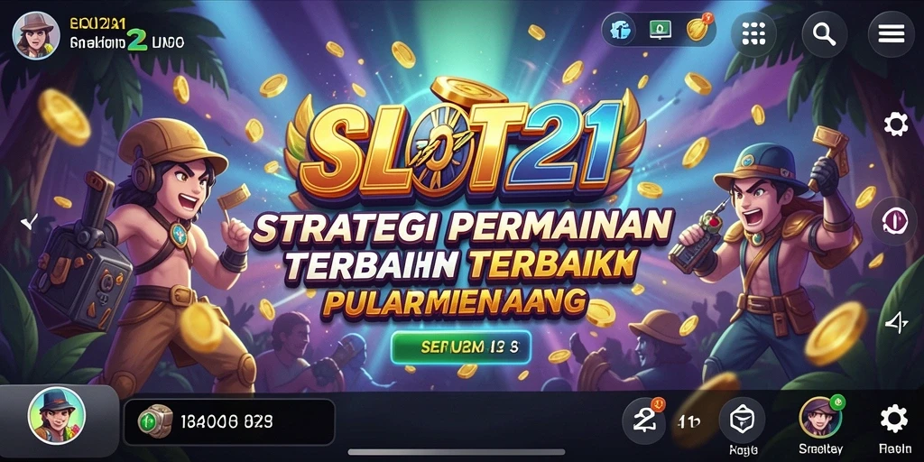Tangkapan layar utama SLOT21 menampilkan strategi permainan yang menegangkan.