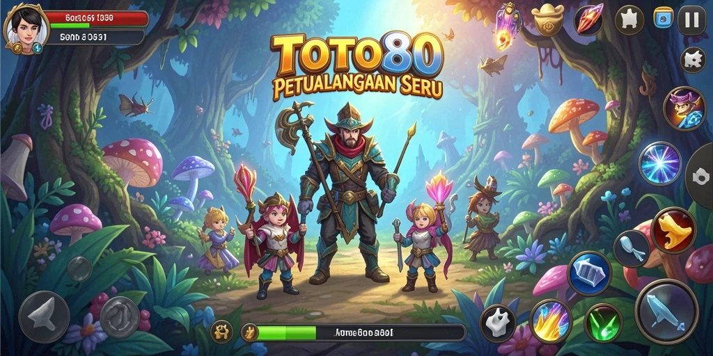 Tampilan gameplay TOTO80 menampilkan petualangan seru dan grafis menawan.