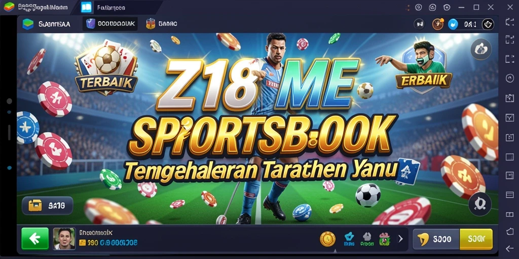 Tampilan gameplay Z18 dengan pilihan taruhan olahraga yang menarik.